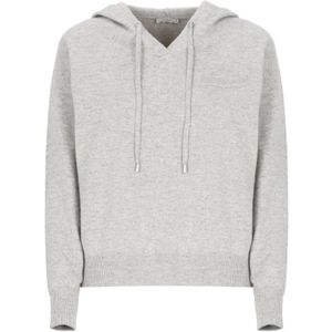 Peserico, Dames, Truien, Grijs, Maat: XS Wol,