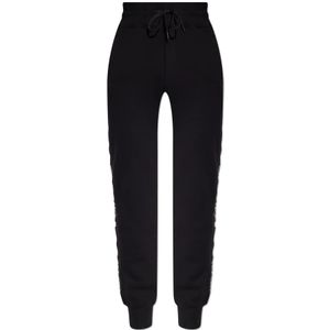 Versace Jeans Couture, Heren, Broeken, Zwart, Maat: M Katoen,