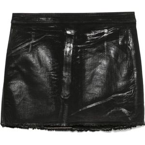 Rick Owens, Dames, Rokken, Zwart, Maat: XS Katoen,