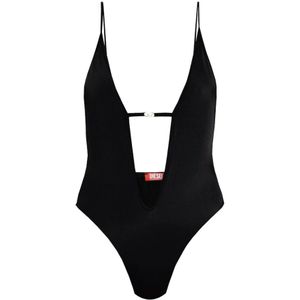 Diesel, Dames, Tops, Zwart, Maat: XS Katoen,