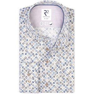 R2 Amsterdam, Heren, Overhemden, Veelkleurig, Maat: 4XL