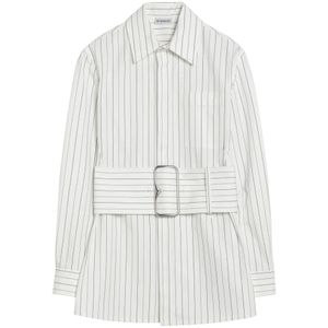 Burberry, Dames, Blouses & Shirts, Wit, Maat: XS