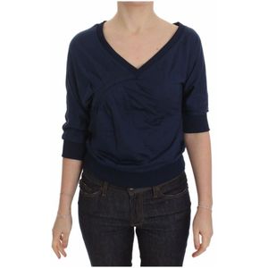 Exte, Dames, Truien, Blauw, Maat: XS Katoen,