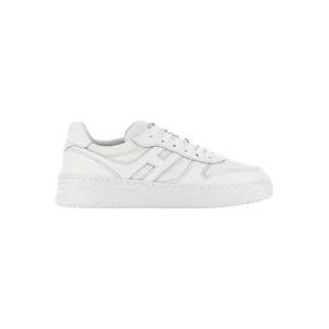 Hogan Witte Leren Sneakers , White , Dames , Maat: 41 1/2 EU