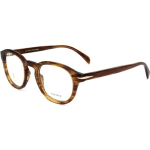 Eyewear by David Beckham, unisex, Accessoires, Bruin, Maat: 48 MM