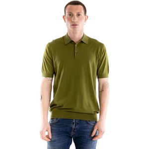 Paolo Pecora, Heren, Truien, Groen, Maat: M Katoen,