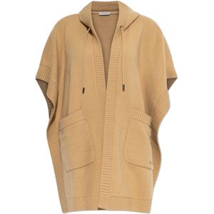 Burberry, Dames, Jassen, Beige, Maat: ONE Size Wol,