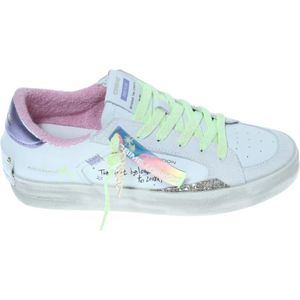 Crime London, Dames, Schoenen, Wit, Maat: 38 EU Leer,