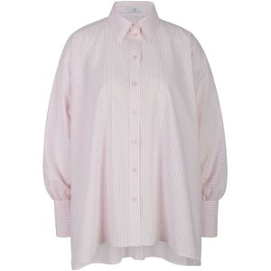 Riani, Dames, Blouses & Shirts, Roze, Maat: XS Katoen,
