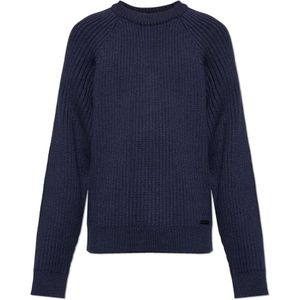 Dsquared2, Heren, Truien, Blauw, Maat: M Wol,