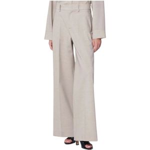 P.a.r.o.s.h., Dames, Broeken, Grijs, Maat: M