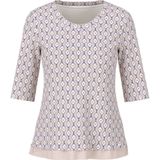 T-shirt met 1/2-mouwen