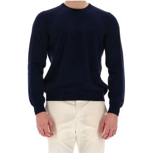 Barba, Heren, Sweatshirts & Hoodies, Blauw, Maat: 2XL Wol,