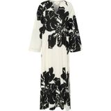 Soaked in Luxury - Joanne - Kaftan - Zwart-wit - Maxijurk