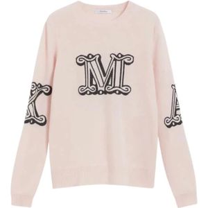 Max Mara, Dames, Sweatshirts & Hoodies, Roze, Maat: XS Kasjmier,