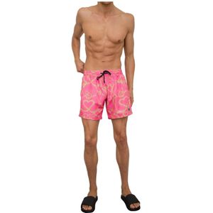 Philipp Plein, Heren, Badkleding, Veelkleurig, Maat: S Poliester,