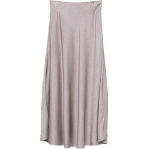 Herno, Dames, Rokken, Grijs, Maat: L Satijn,