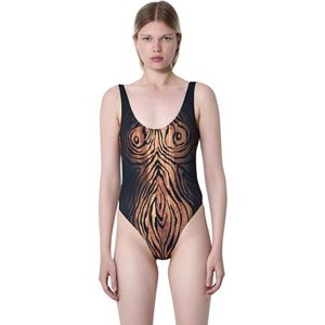 Jean Paul Gaultier, Dames, Badkleding, Zwart, Maat: M Poliester,