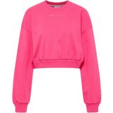La Famiglia - Crop Sweatshirt - Zwart - Katoen
