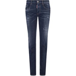 Dsquared2, Dames, Jeans, Blauw, Maat: XS Denim,