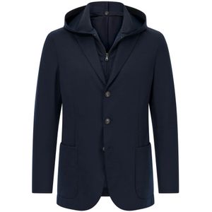 Boggi Milano - Madison - Sweatshirt - Navy - Met Capuchon