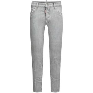 Dsquared2, Heren, Jeans, Grijs, Maat: XS