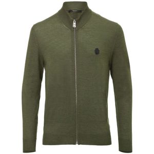 Billionaire, Heren, Truien, Groen, Maat: XS Wol,