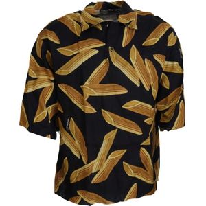 Dolce & Gabbana, Heren, Overhemden, Veelkleurig, Maat: XL Linnen,