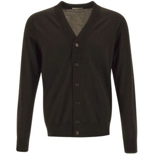 Paolo Pecora, Heren, Truien, Bruin, Maat: M Wol,