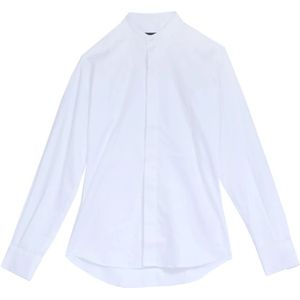 Karl Lagerfeld, Heren, Overhemden, Wit, Maat: S Katoen,