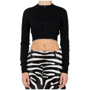 Jacquemus Zwarte Strandstijl Wollen Vest , Black , Dames , Maat: S