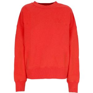 Puma, Dames, Sweatshirts & Hoodies, Rood, Maat: XS Katoen,