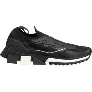 Dolce & Gabbana, Dames, Schoenen, Zwart, Maat: 39 1/2 EU Leer,