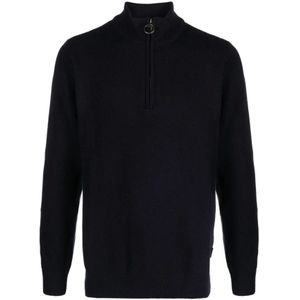 Barbour, Heren, Truien, Blauw, Maat: L Wol,