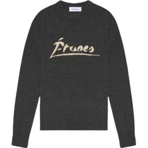 Études, Heren, Truien, Grijs, Maat: XL Wol,
