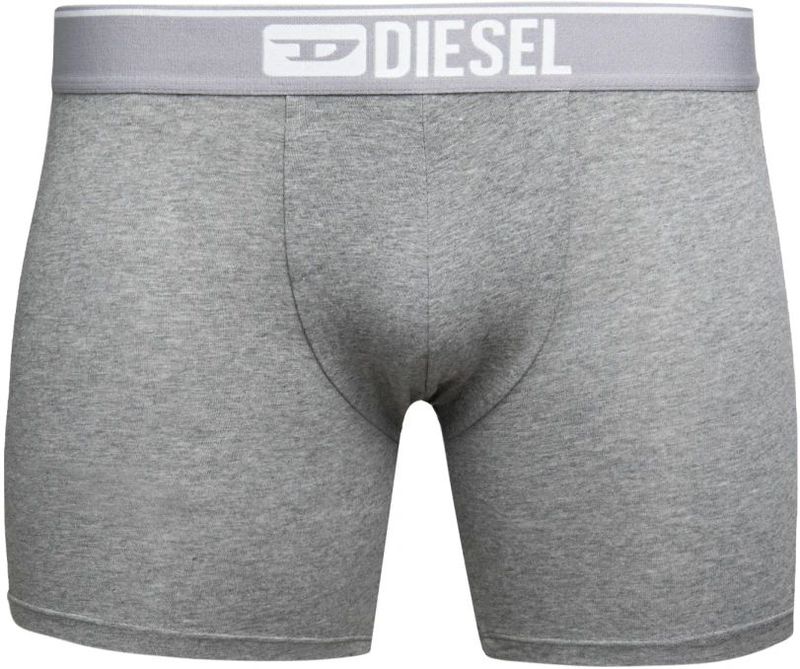 DIESEL Boxershorts 'Sebastian'  grijs gemêleerd / zwart / wit