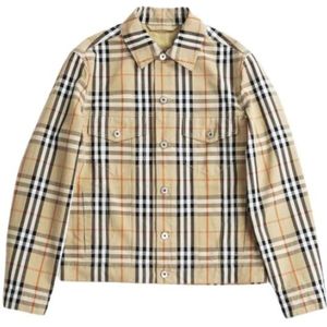 Burberry, Heren, Jassen, Veelkleurig, Maat: L Katoen,