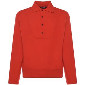 Jacquemus, Dames, Truien, Rood, Maat: L Kasjmier,