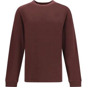 Dolce & Gabbana, Heren, Sweatshirts & Hoodies, Bruin, Maat: XS Katoen,