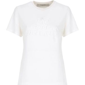 Golden Goose, Dames, Tops, Beige, Maat: M Katoen,