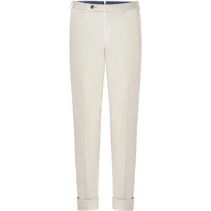 PT Torino, Heren, Broeken, Grijs, Maat: L Gabardine,