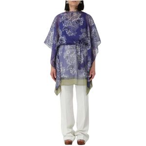 Etro, Dames, Jassen, Veelkleurig, Maat: ONE Size Zijde,