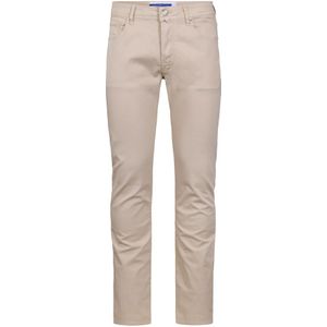 Jacob Cohën, Heren, Broeken, Beige, Maat: W33 Katoen,