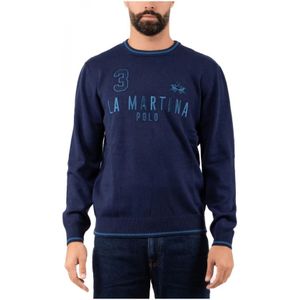 La Martina, Heren, Truien, Blauw, Maat: L