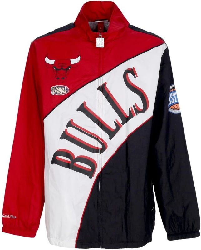 Mitchell & Ness - Chicago Bulls Windbreaker Jas - Veelkleurig - Heren - Polyester