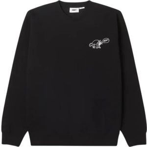 Obey, Heren, Sweatshirts & Hoodies, Zwart, Maat: S Katoen,
