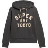 Superdry - Hoodie - Zwart - Dames