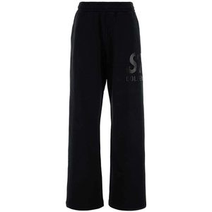 Golden Goose - Zwarte Joggingbroek - Heren - Katoen - Met Zwarte Logo-print