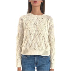 Roy Roger's, Dames, Truien, Wit, Maat: M Wol,