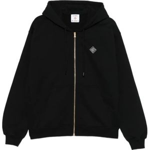 Casablanca, Heren, Sweatshirts & Hoodies, Zwart, Maat: L